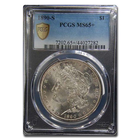 1890-S Morgan Dollar MS-65+ PCGS 1890-S Morgan Dollar MS-65+ PCGS